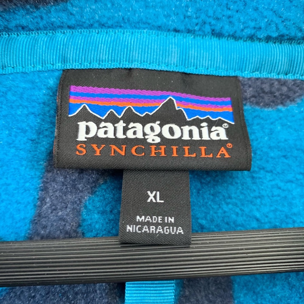 Patagonia Synchilla Snap Tool Big Sur Blue XL - Picture 3 of 3